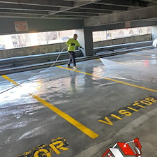 Commercial Parking Garage Power Washing in St. Louis, MO